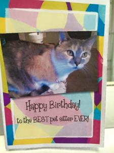 Client Birthday card